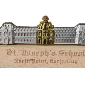 School Model with Wooden Stand