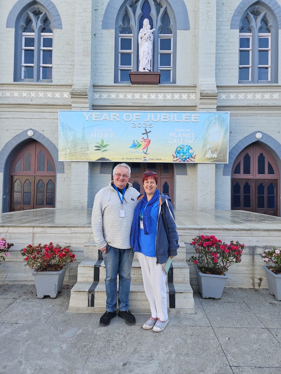 Mrs. Joanna and her husband, Daughter of Late William Bullock (1954 batch)