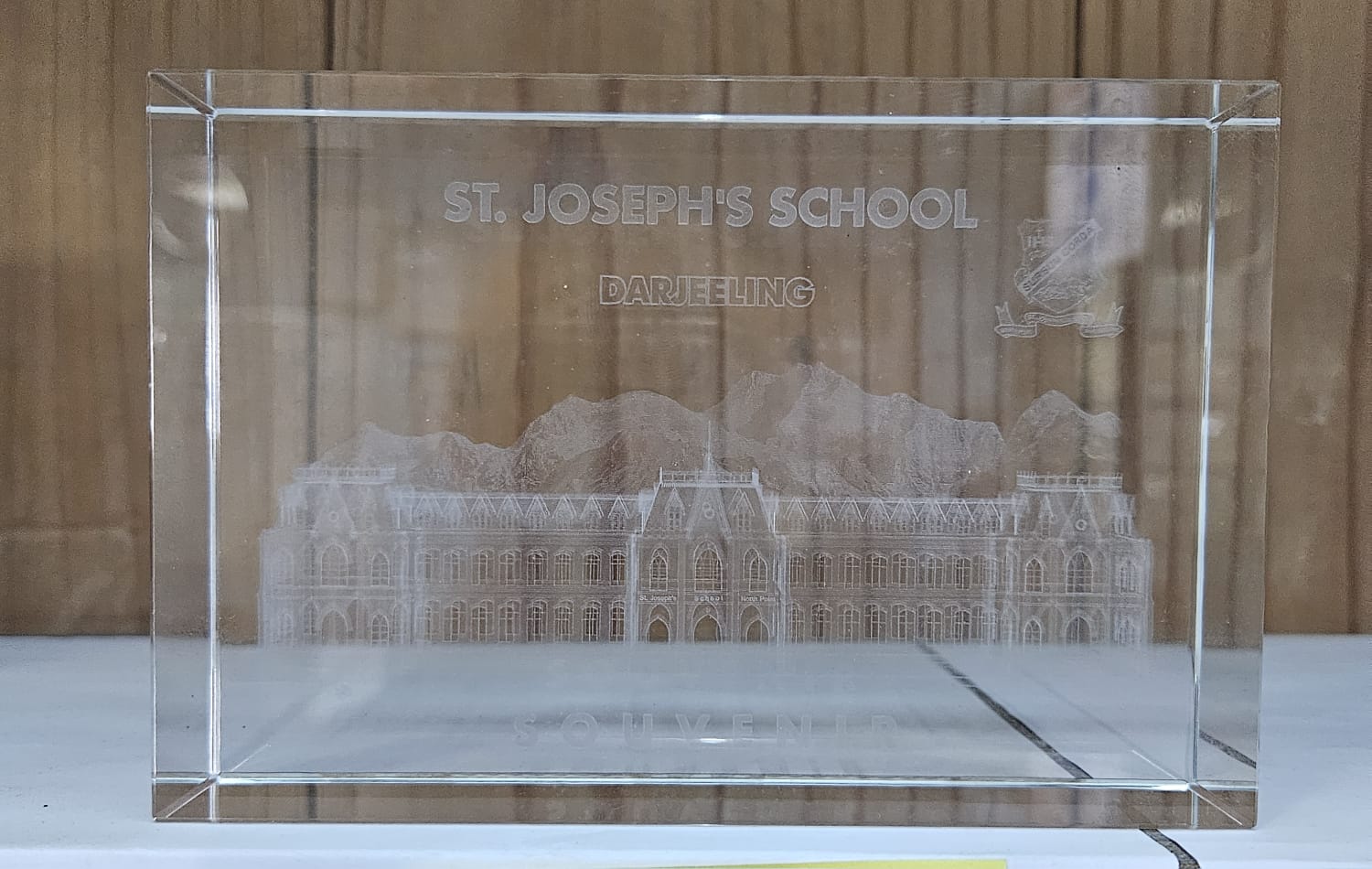 School panorama in crystal
